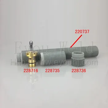 228735: priekis montavimo rankovės / 228736: adapterio žiedas (sankaba) / 228737: padėties nustatymo rankovės