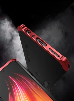 Dangtelis Xiaomi 10 9 pro Sunkiųjų Apsaugos Metalo, Aliuminio Bumber Galinį Dangtelį Telefoną Atveju Xiaomi Redmi Pastaba k30 8 7 6 Pro
