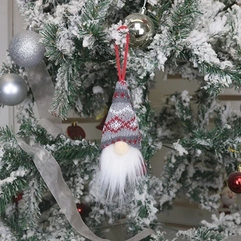 40Pcs Kalėdinė Dekoracija švedijos Įdaryti Žaislas Santa Lėlės Gnome Skandinavijos Tomte Šiaurės Nisse Nykštukas Elf Papuošalų Didmeninė X2