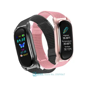 Temperatūra Smart Watch Moterys Vyrai Smartwatch Fitness Tracker 