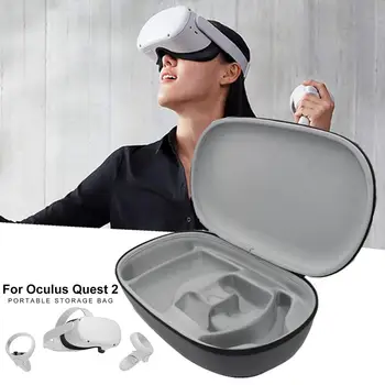 VR Aksesuarų Laikymo Dėžutė Oculus Quest 2 VR Žaidimų Ausinės Kelionių lagaminas Sunku EVA Apsauginis Krepšys Oculus Quest2
