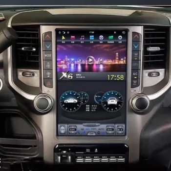 Dodge RAM 2018+ Android 9.0 Vertikalus Ekranas, Automobilių Multimedia Player 64GB GPS Navigacijos Automobilinį Radijo magnetofonas Auto Galvos Vienetas