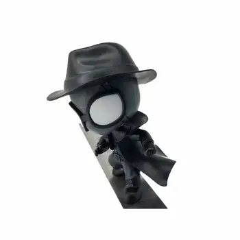 10cm disney Q versija juodas voras su skrybėlę Keršytojas modelis Veiksmų Skaičius, Kolekcionuojamos lėlės, Žaislai Dovanos Vaikams