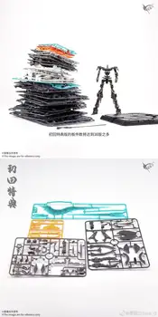 【Sandėlyje】Veiksmų Skaičius, Nulinės Gravitacijos Zero_G Teisėjas 1/100 Masto Modelio Rinkinio Žaislas Vaikams PVC Asamblėjos Mecha Robotas Plastiko