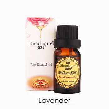 Dimollaure levandų eterinis aliejus padeda miego Kvepalų lempos drėkintuvas Aromaterapinis Spa Vonia, kūno masažas augalų eterinis aliejus