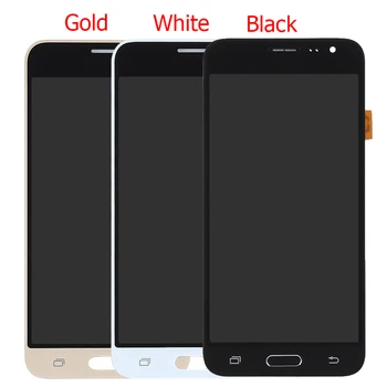 Originalus AMOLED skystųjų kristalų (LCD Samsung Galaxy j3 skyrius 2016 Ekranas Su Rėmo 5.0