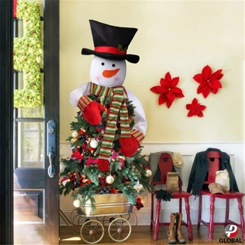 D&P 2019 Linksmų Kalėdų Papuošalai Kalėdų Dovana Kalėdų Senelis, senis besmegenis Medžio Žaislas medžio apdaila Lėlės Pakabinti Papuošalai namuose
