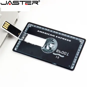 JASTER kliento LOGOTIPAS vandeniui Super Slim Kredito Kortelės, USB 2.0 Flash Drive 32GB pen ratai 4G, 8G 64G banko kortele modelis Memory Stick