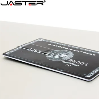 JASTER kliento LOGOTIPAS vandeniui Super Slim Kredito Kortelės, USB 2.0 Flash Drive 32GB pen ratai 4G, 8G 64G banko kortele modelis Memory Stick