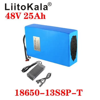 LiitoKala 48V25ah 48V akumuliatoriaus Ličio Baterija 48V 25AH 1000W elektrinių dviračių baterijos Pastatytas 50A BMS+54.6 V 2A įkroviklis