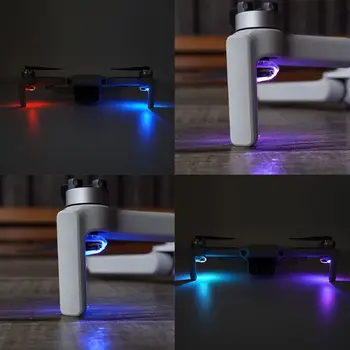 1 Rinkinys Mini LED Žibintai Naktį Plaukioja Signalo Lemputė Septynių Spalvų Flash Lempa DJI Mavic Mini Drone Rinkinys