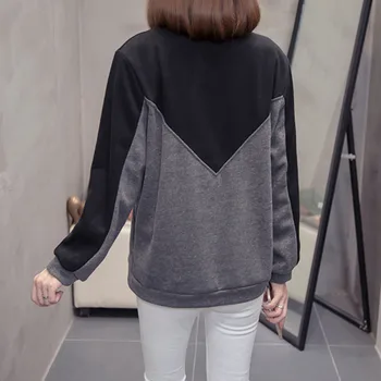 Plus Size Kratinys Puloveriai moteriški Megztiniai 2020 M. Rudens-Žiemos Mados Atsitiktinis Palaidų Paprasta Negabaritinių korėjos Streetwear Viršūnės