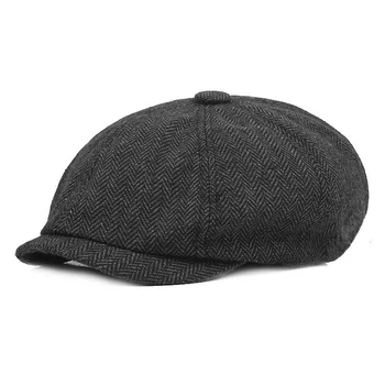 2019 naujas mados pledas stiliaus beretė skrybėlę rudens ir žiemos vėjo žiemą kepurės lauko laisvalaikio šiltos kepurės