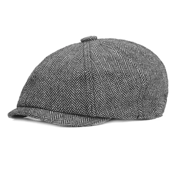 2019 naujas mados pledas stiliaus beretė skrybėlę rudens ir žiemos vėjo žiemą kepurės lauko laisvalaikio šiltos kepurės