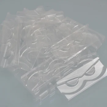 100vnt Aišku, Blakstienų Padėklai, Plastikiniai Mink Blakstienas Turėtojas Blakstienų Už Blakstienų Pakuotės Mažų Dėžučių Skaidrus Savininko Prekes