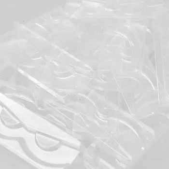 100vnt Aišku, Blakstienų Padėklai, Plastikiniai Mink Blakstienas Turėtojas Blakstienų Už Blakstienų Pakuotės Mažų Dėžučių Skaidrus Savininko Prekes