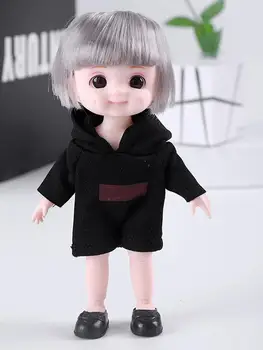 16CM Mergina Kilnojamojo Bendroji Lėlės Realus Durbale Modeliavimas Reborn Baby Doll Žaislas Vaikams Apsimesti Žaisti Mados Dovana