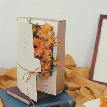 Kūrybos Knygos Formos, Dovanų Pakavimo Dėžutės Kartonas Popierius Floding Dovanų Dėžutėje Gėlių Pakavimo Dėžės