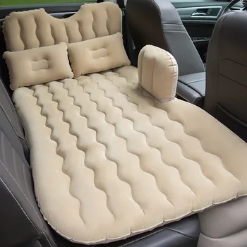Universalus Kelionių Automobiliu Lova Pripučiami Oro Čiužinys Sofa-lova su Pagalve Pripučiami Automobilio dugno už galinės Sėdynės, Lauko Kempingas Kilimėlis, Pagalvėlė