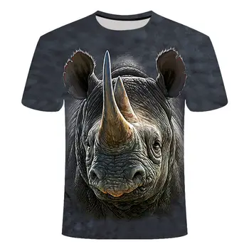 Įdomus romanas gyvūnų kiaulių liūto šuo orangutan tigras serija T-shirt 3D atspausdintas T-shirt vyrams ir moterims T-shirt Harajuku stiliaus marškinėliai