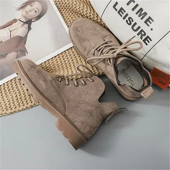 Rudenį ir žiemą moteriška jojimo batai 2020 naujas populiarus nėrinių mados paprasta moteriški bateliai