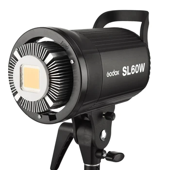 Godox SL-60W CRI 95+ LED Vaizdo Šviesos SL60W Balta 5600K 60W Bowens Mount + Nuotolinio valdymo pultelis + Reflektorius