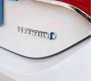 3D Automobilių Stilius Cinko Lydinys Logotipas Ženklelis HIBRIDAS Logo Lipdukus Dekoracija 