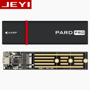 JEYI PARD PRO TIPO C USB3.1 USB3.0 m.2 NGFF SSD Mobiliojo Ratai PER VLI716 Paramos APDAILA SATA3 6Gbps UASP Aliuminio SSD HDD Talpyklos