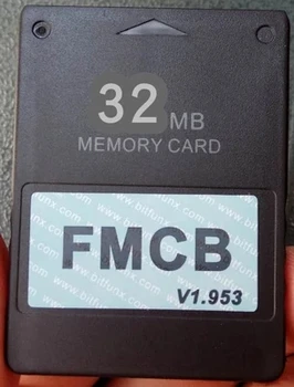 10vnt Freemcboot fmcb V1.953 Žaidimo kortelė PS2 32MB atminties kortelė skirta playstation2 Įkrovos Kortų Žaidimas Pradėti Kortelės