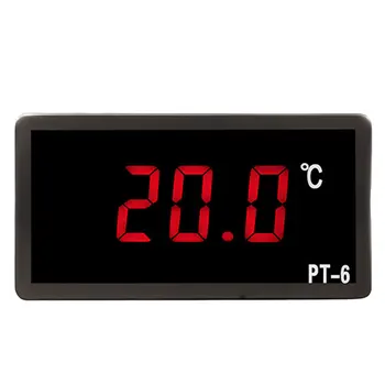 Skaitmeninis Automobilinis Termometras Transporto priemonės Temperatūros Matuoklis Stebėti 12V/ 24V/ 110V Automobilių Termometras su NTC Jutiklis PT-6 -50~110C