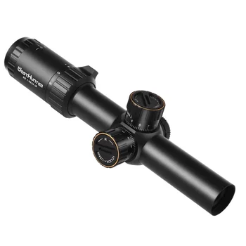 Medžioklės Kompaktiškas taikymo Sritis WESTHUNTER HD 1-6X24 IR Riflescope Raudona/Žalia llluminated Stiklo Išgraviruotas Tinklelis Optinis oriniams Paminklai