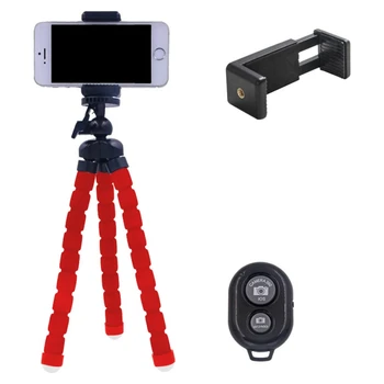 Nešiojamų ir Aukščio Trikojis Stovas Laikiklis iPhone/Telefoną/Fotoaparatą su universaliu Įrašą ir Nuotolinio