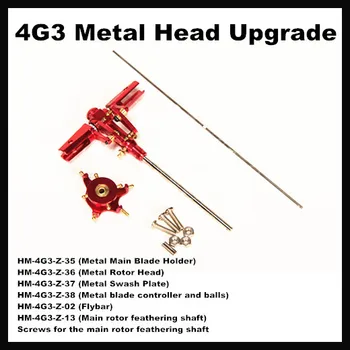HM-4G3-35-36-37-38-Surinkti: CNC Alum Metalo Galvos Nustatyti Walkear 4G3, 4G6 & Novus CP, Visiškai Surinkti