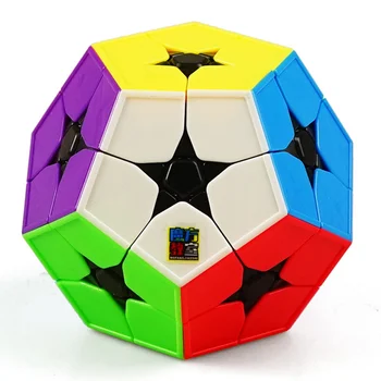 MoYu kubo 2x2x2 magic cube Moyu Stickerless Kubo Švietimo-Žaislai, dėlionės kubo 2x2 Greitis kubo 12 pusių cubo magico Žaislai