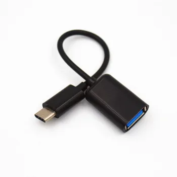 20PCS/DAUG 16CM Tipas-C OTG Adapterio Kabelis USB 3.1 C Tipo Male Į USB 3.0 Moterų OTG Duomenų Laido Adapteris