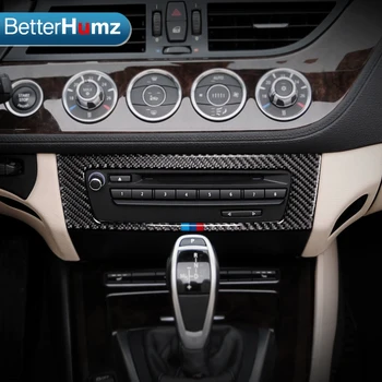 BMW Z4 Anglies Pluošto Interjero Apdaila Oro kondicionierius CD Valdymo Skydas Automobilių Stilius Įklija, E89 2009-M. Serijos priedai