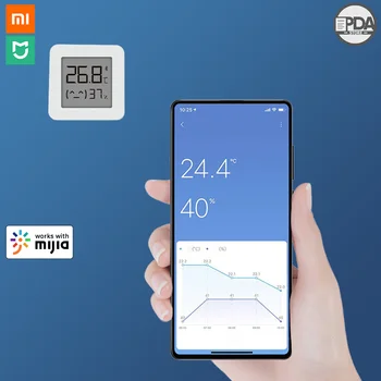 Xiaomi MiJia Bluetooth termometras, bevielis protingas elektros skaitmeninis drėgmėmačiu, termometras, dirba su Mijia app