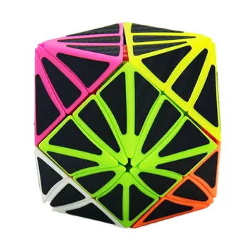 Lefun Akių Magic Cube Black Keista-formos Magic Cube Greičio Twist Įspūdį Švietimo Žaislai Cubo Magico Žaislai Vaikams, Vaikai