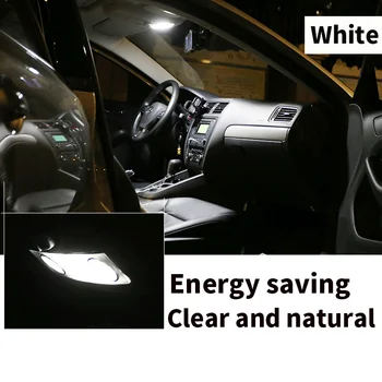 11pcs Balta Lemputė LED Automobilių Šviesos Interjero Rinkinys 2019 Hyundai Santa Fe Žemėlapis Dome Kamieno Daiktadėžė Lempos