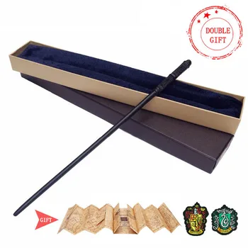 35-42cm Metalo Core Magic Wand 20 Rūšių Pottered Cosplay Dumbledore Voldemort Malfoy Snape Kalnas Žaislų Žemėlapis Ženklelis Kaip Dovana