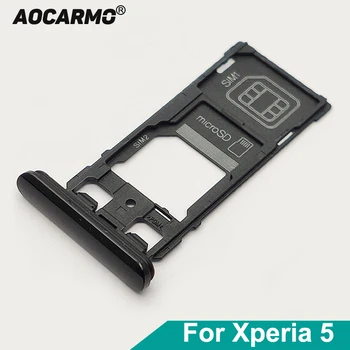 Aocarmo Sony Xperia 5 / X5 / J8210 J9210 Vieną Dual SIM Tray Lizdą 