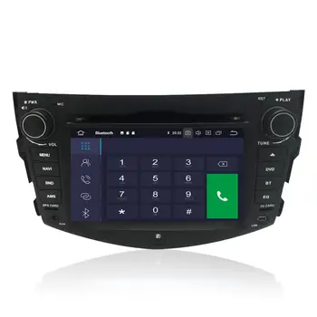 PX6 IPS 4+64G Android 10.0 Automobilių DVD Stereo Multimedijos Toyota RAV4 2006-2012 Radijo, GPS Navigacija, Garso ir Vaizdo stereo Galvos vienetas