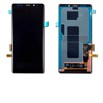 SUPER AMOLED 9 Pastaba LCD Samsung Galaxy Note9 LCD Su Rėmu SM-N960F N960F/DS Ekranas Touch Screen miręs vietoje taškas taškas