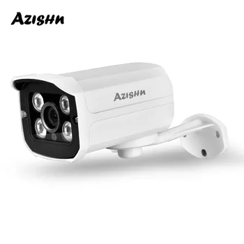 AZISHN H. 265 IP Kamera 5MP/3MP/2MP, Metalo IP66 atsparus Vandeniui Lauko VAIZDO stebėjimo Kamera, Naktinio Matymo Saugumo Vaizdo Stebėjimo ONVIF P2P