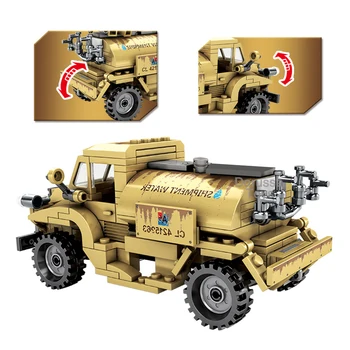 Karinės Transporto priemonės Kanadoje CMP C15A Modelio Sunkvežimiai Armijos Kareivis Minifigs Duomenys ww2 Kūrimo Bloką Plytų Žaislai vaikams Dovanų