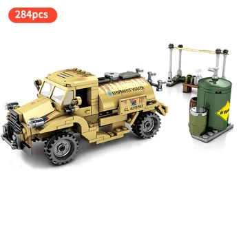 Karinės Transporto priemonės Kanadoje CMP C15A Modelio Sunkvežimiai Armijos Kareivis Minifigs Duomenys ww2 Kūrimo Bloką Plytų Žaislai vaikams Dovanų