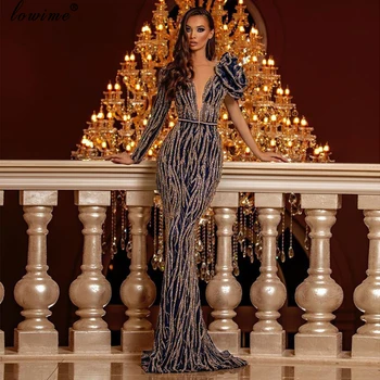 Abendkleider Dviejų Dalių Ilgai Blizgančių Vakarinių Suknelių 2020 Arabų Oficialų Sławna Dress Vestidos Elegantes Moterų Vakare Chalatai
