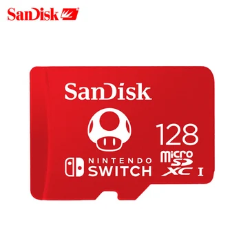 SanDisk Naujas stilius 128GB 64GB 256 GB micro SDXC UHS-I atminties korteles Nintendo Jungiklis 64 128 256 gb TF kortele