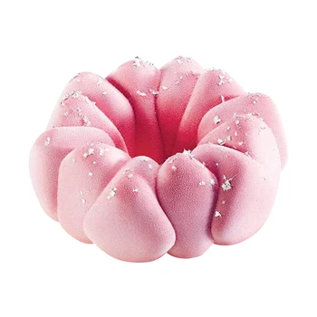 SHENHONG Roko Gėlių Silikono Tortas Pelėsių Kepimo 3D Akmens Gėlių Šokolado Putėsiai Sponge Formos Keptuvės Tortas Dekoravimo Įrankiai