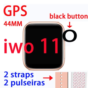Iwo 11 Smart Žiūrėti GPS Bluetooth Series 5 44MM Belaidis Kroviklis iwo11 Smartwatch 
